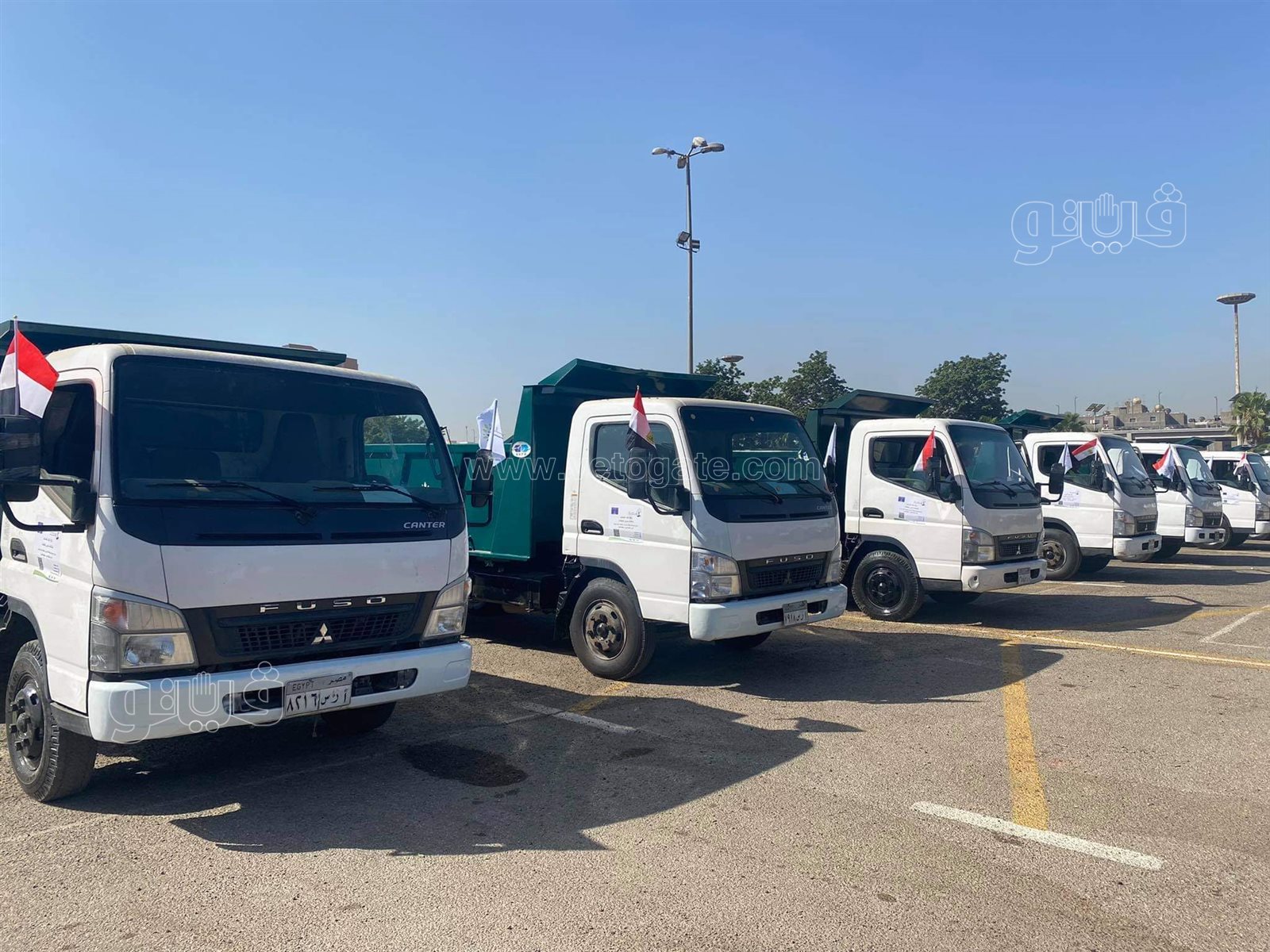 محافظة القاهرة تستعرض معدات النظافة الجديدة بالاستاد  (2)