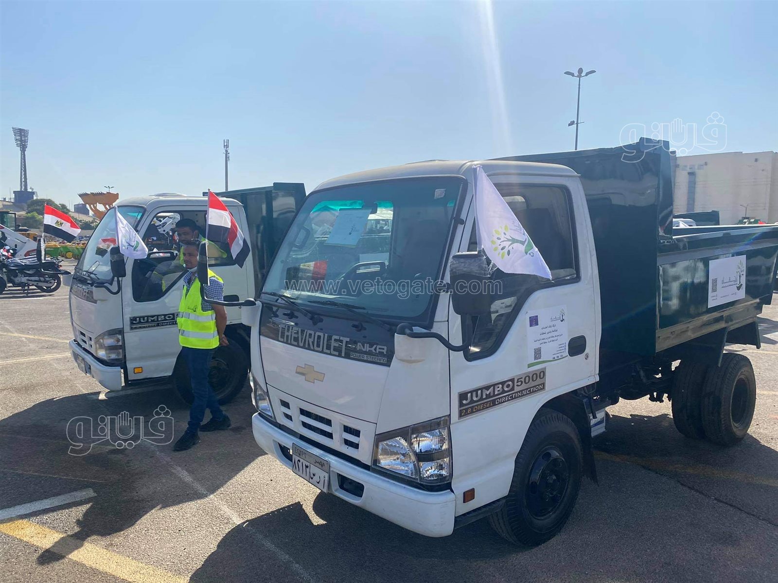 محافظة القاهرة تستعرض معدات النظافة الجديدة بالاستاد  (5)