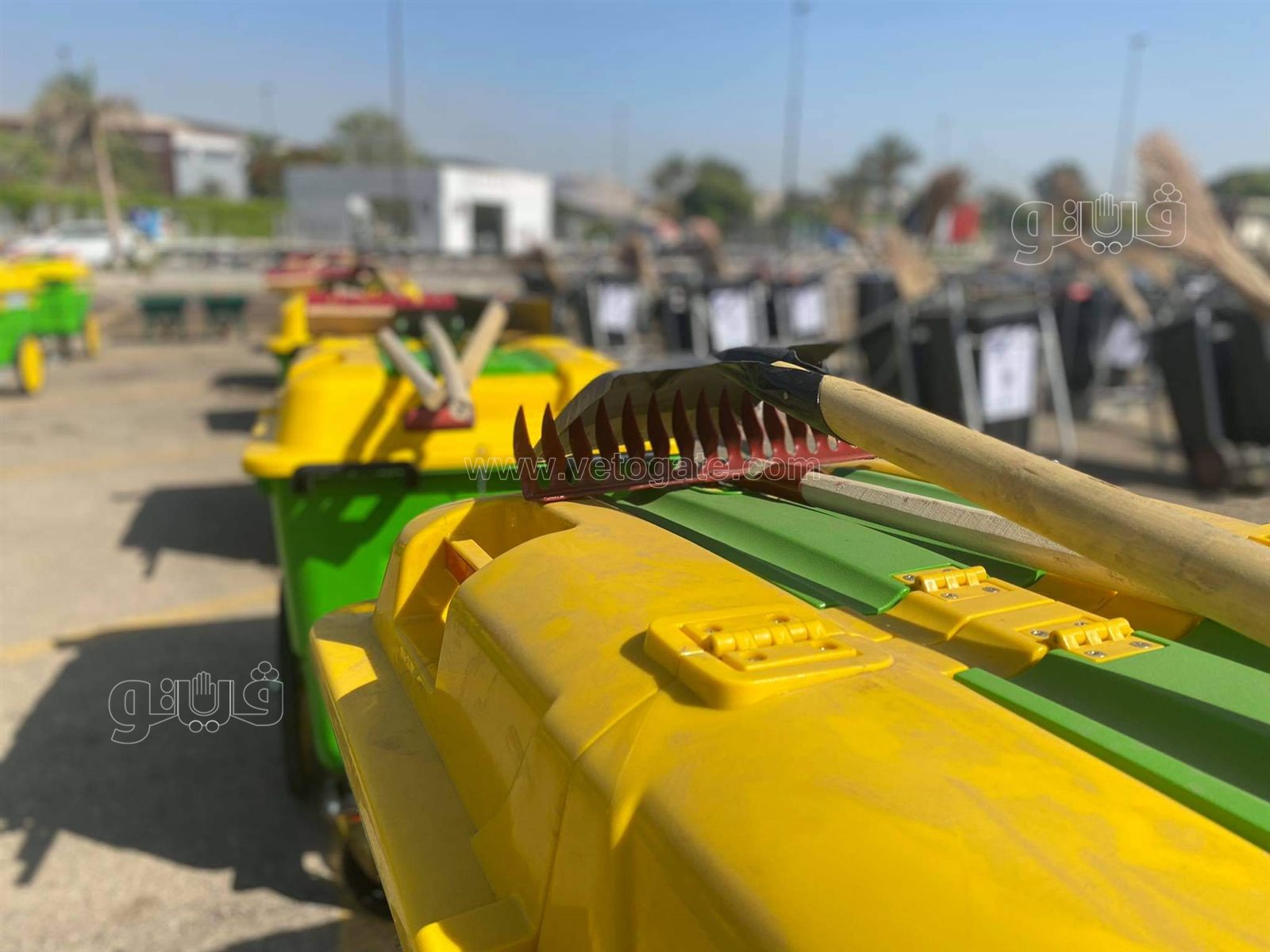 محافظة القاهرة تستعرض معدات النظافة الجديدة بالاستاد  (7)