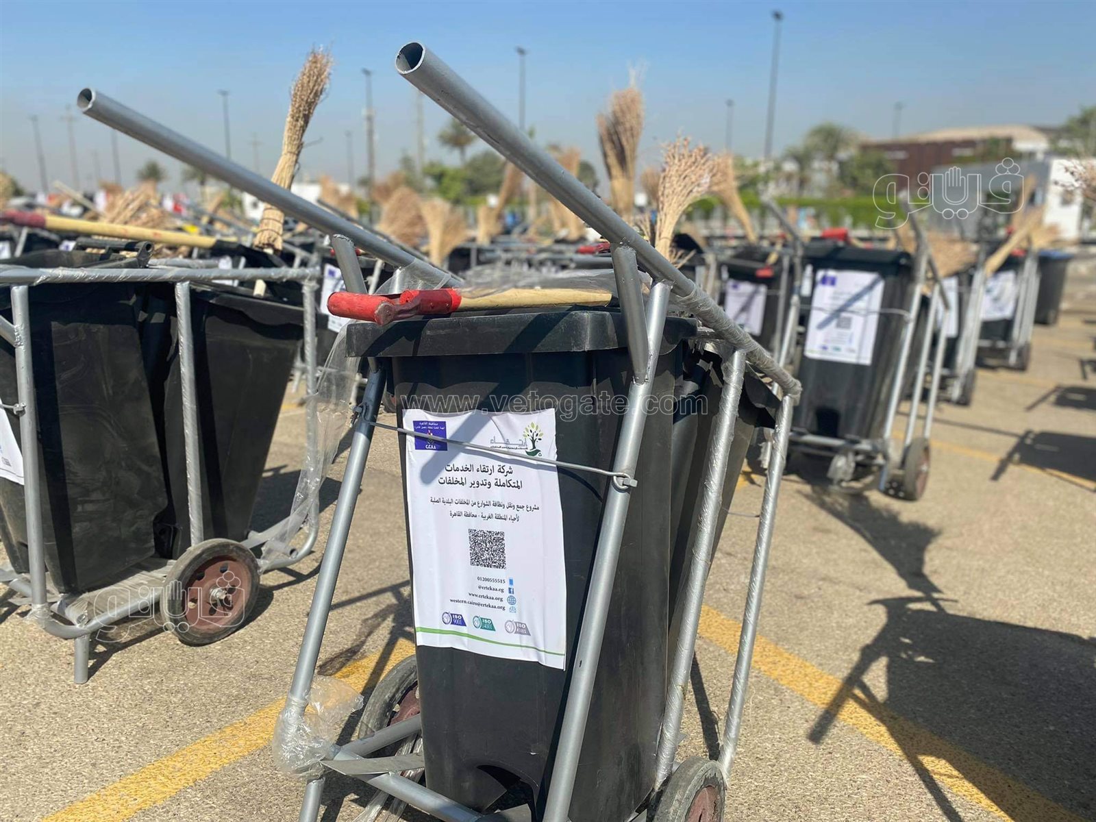 محافظة القاهرة تستعرض معدات النظافة الجديدة بالاستاد  (9)