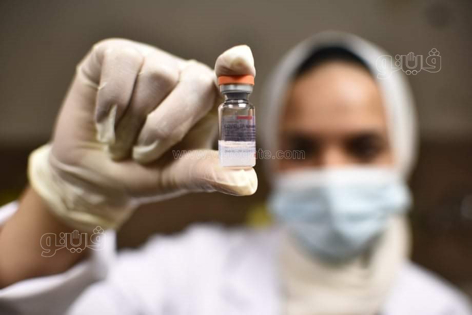 تطعيم طلاب جامعة القاهرة ضد فيروس كورونا (11)