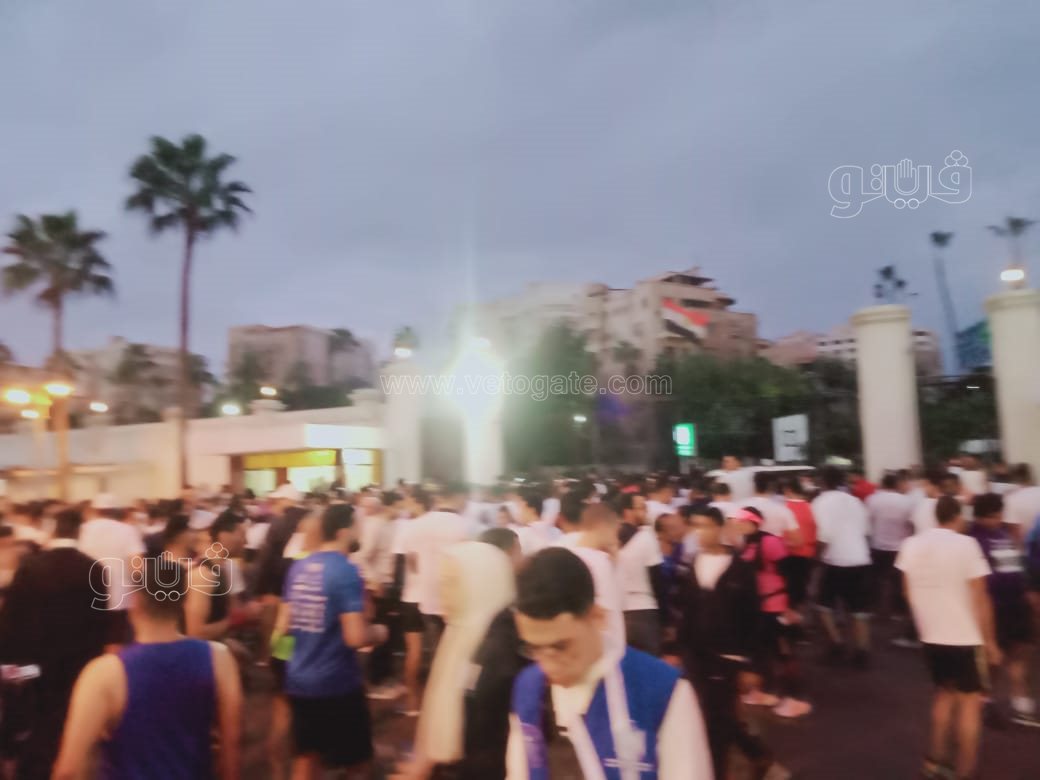 توافد المشاركين في ماراثون زايد الخيري بإستاد الإسكندرية (7)