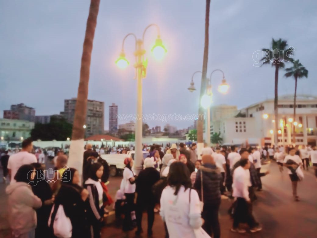 توافد المشاركين في ماراثون زايد الخيري بإستاد الإسكندرية (9)