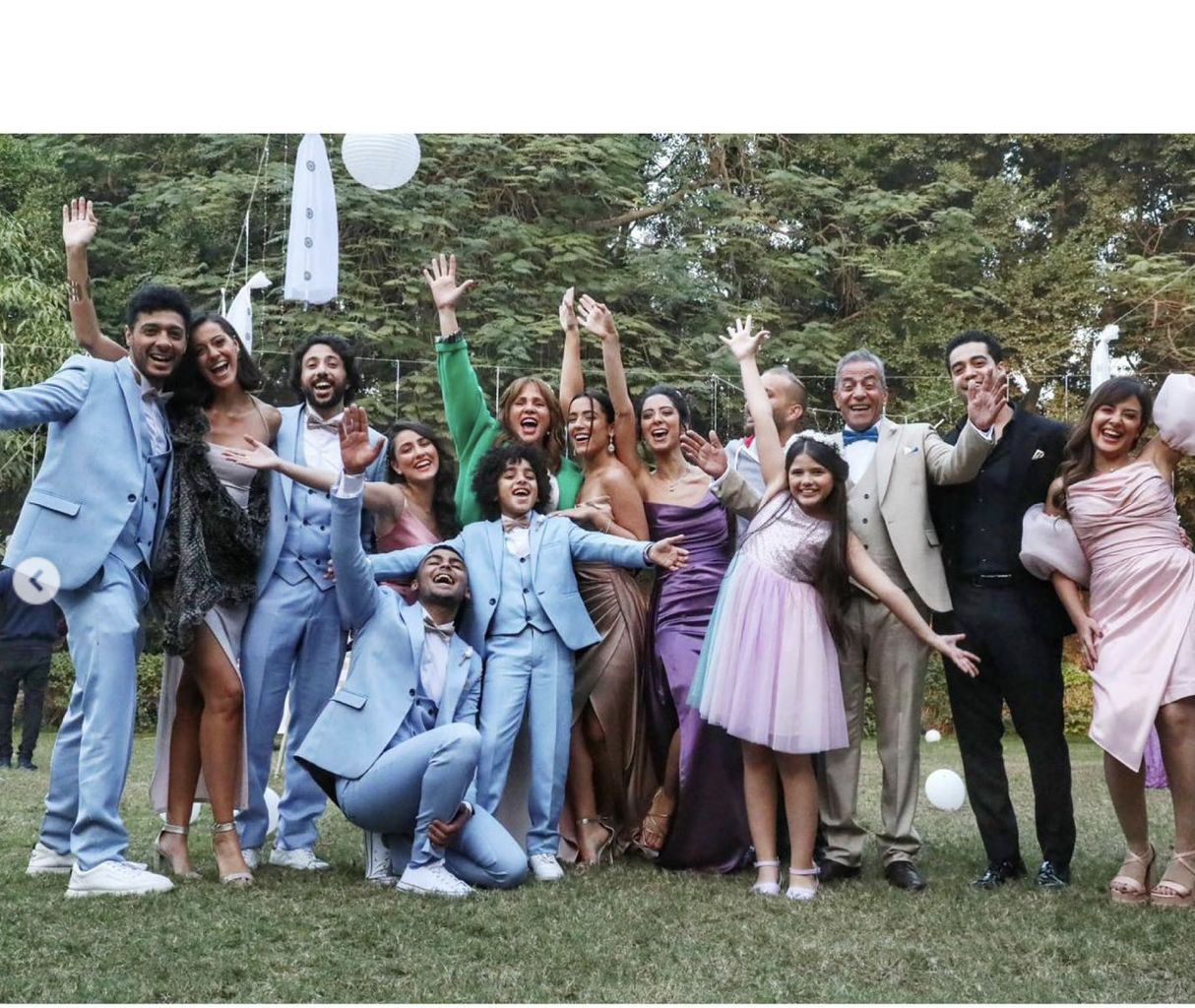 مسلسل وبينا ميعاد الحلقه 17, كواليس حفل زفاف حسن ونادية (صور)، فيتو ٨