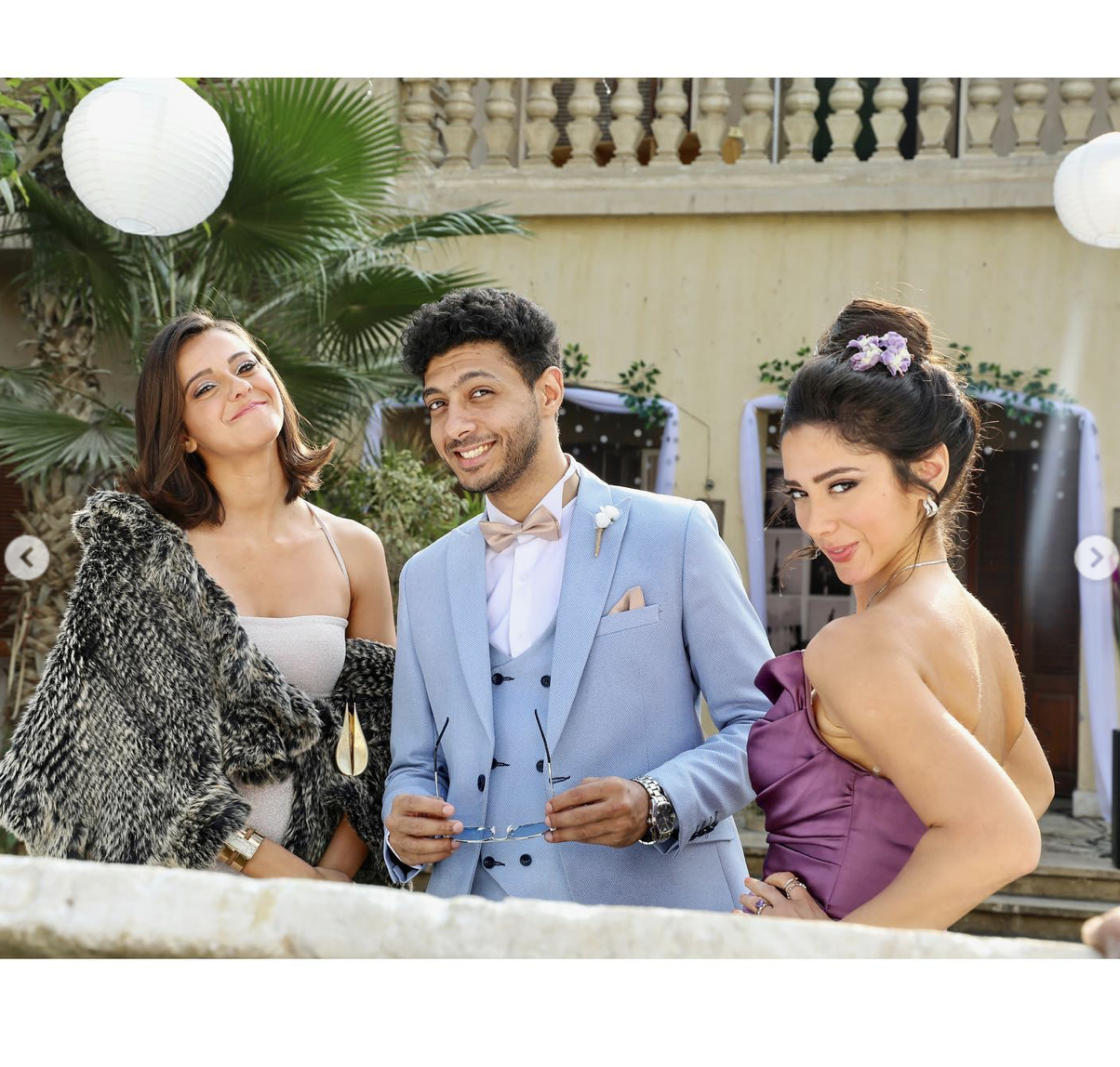 مسلسل وبينا ميعاد الحلقه 17, كواليس حفل زفاف حسن ونادية (صور)، فيتو ٦