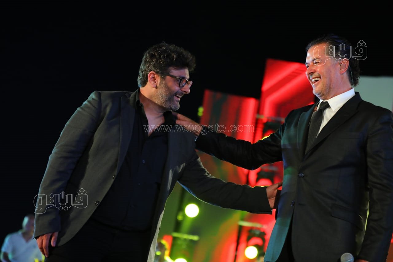  راغب علامة والشاب خالد يتألقان بحفل ضخم في القاهرة الجديدة بحضور نجوم الفن والمشاهير (61)