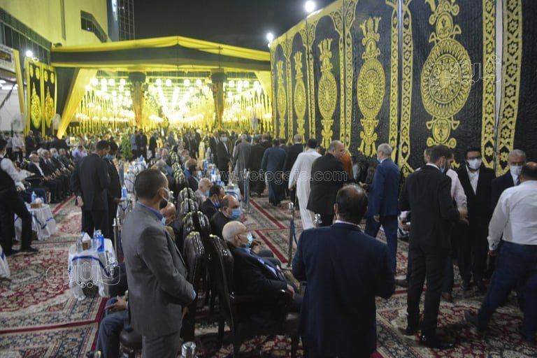 وزير القوى العاملة ومحافظ القليوبية يشاركان في عزاء محمود العربي (15)