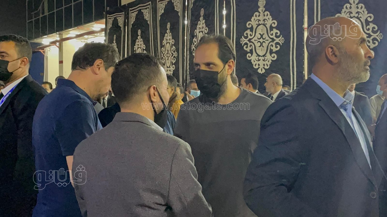 وزير القوى العاملة ومحافظ القليوبية يشاركان في عزاء محمود العربي (20)