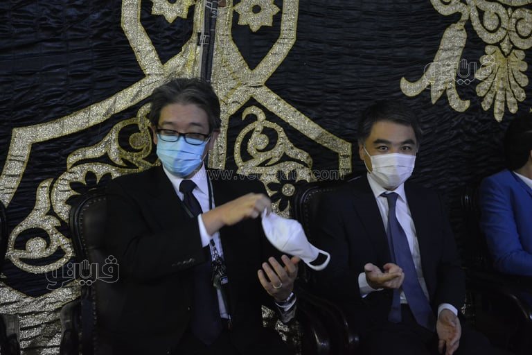 ياسين التهامي وعمرو خالد يحضران عزاء محمود العربي بقليوب (6)