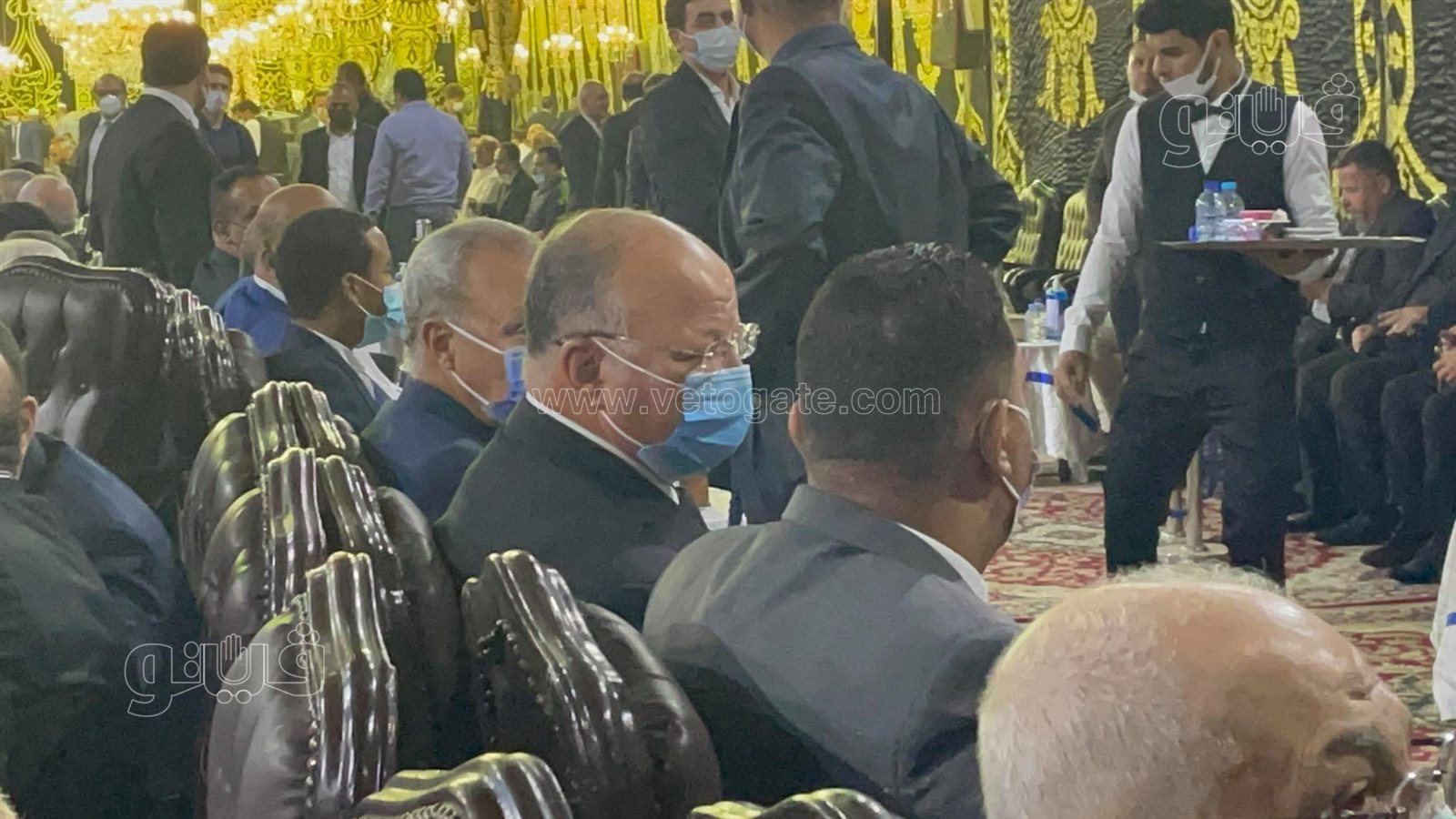 ياسين التهامي وعمرو خالد يحضران عزاء محمود العربي بقليوب (13)