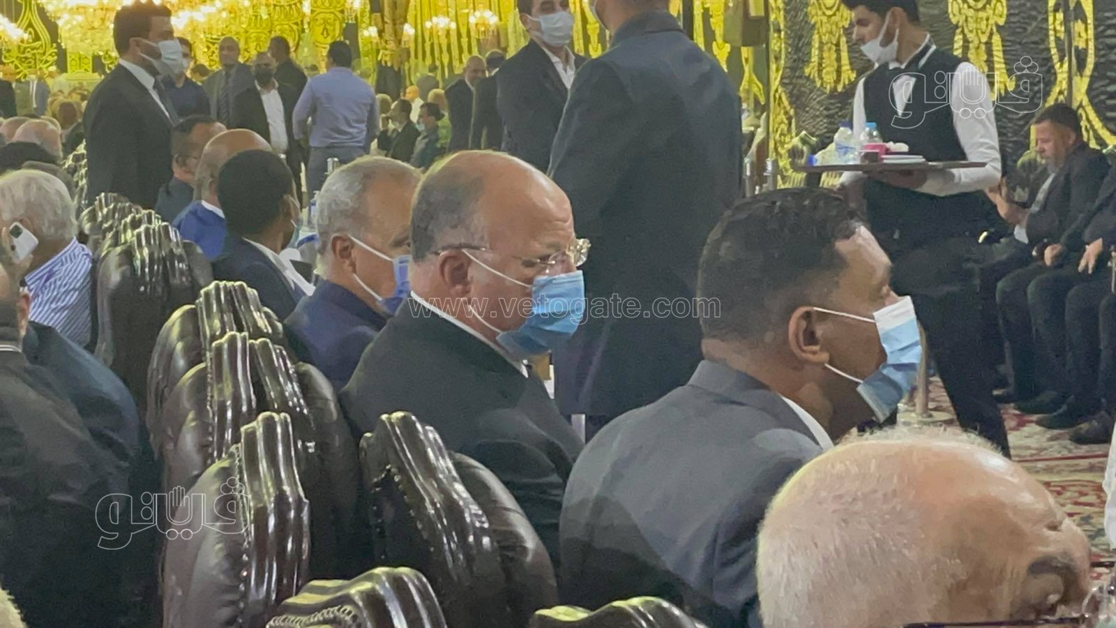 ياسين التهامي وعمرو خالد يحضران عزاء محمود العربي بقليوب (15)