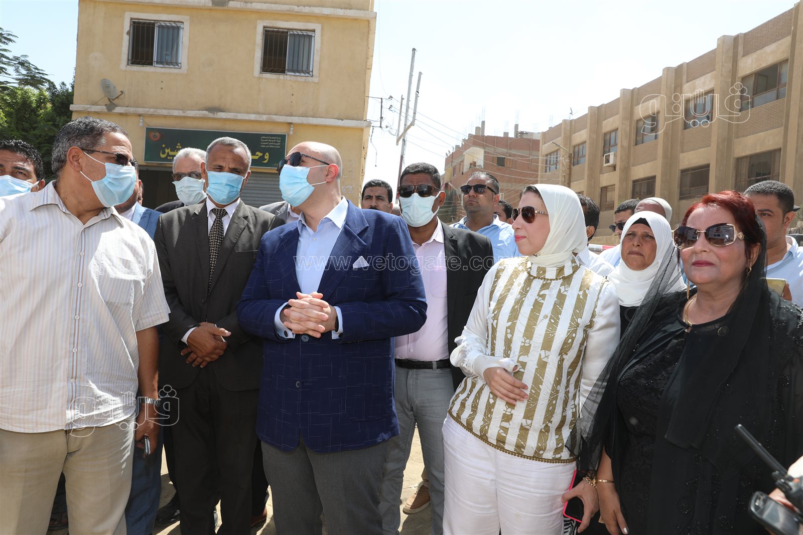 محافظ بني سويف يتابع مشروعات حياة كريمة بقرى مركز ناصر  (4)