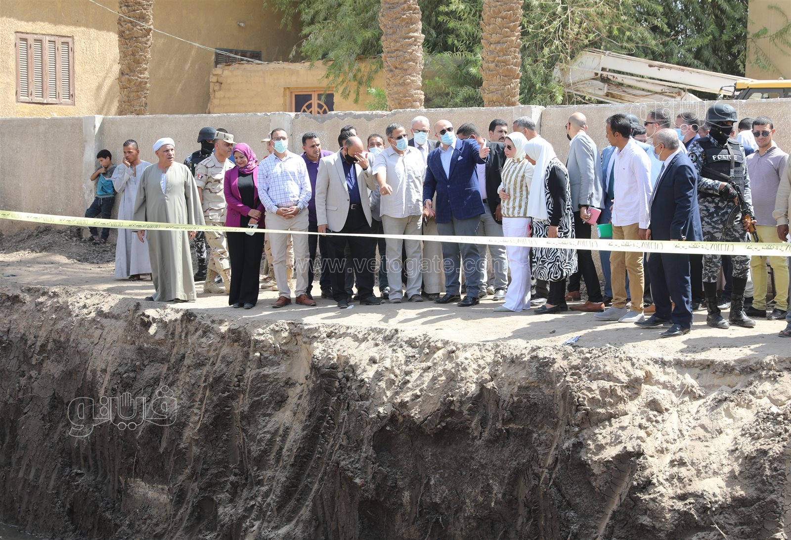 محافظ بني سويف يتابع مشروعات حياة كريمة بقرى مركز ناصر  (5)