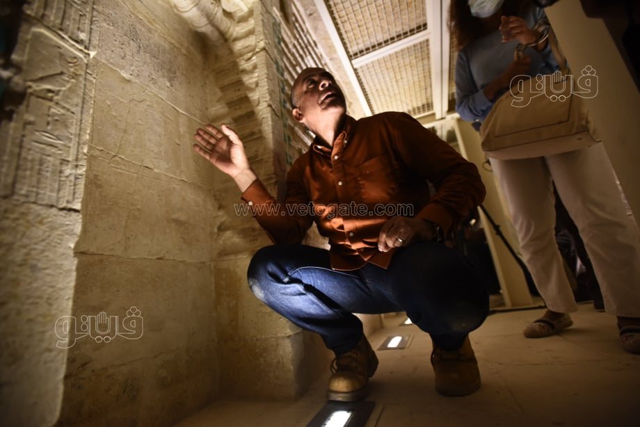 مصطفي وزيري بعد افتتاح مقبرة الملك زوسر للزائرين سنظل نبهر العالم بانجازاتنا (5)