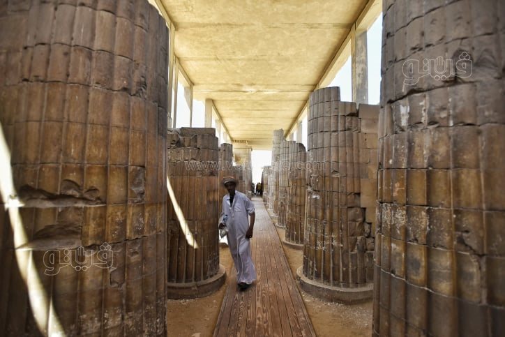 ترميم المقبرة الجنوبية للملك زوسر (3)