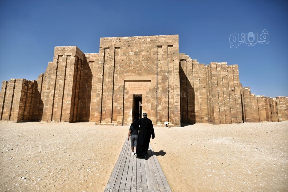 ترميم المقبرة الجنوبية للملك زوسر (36)