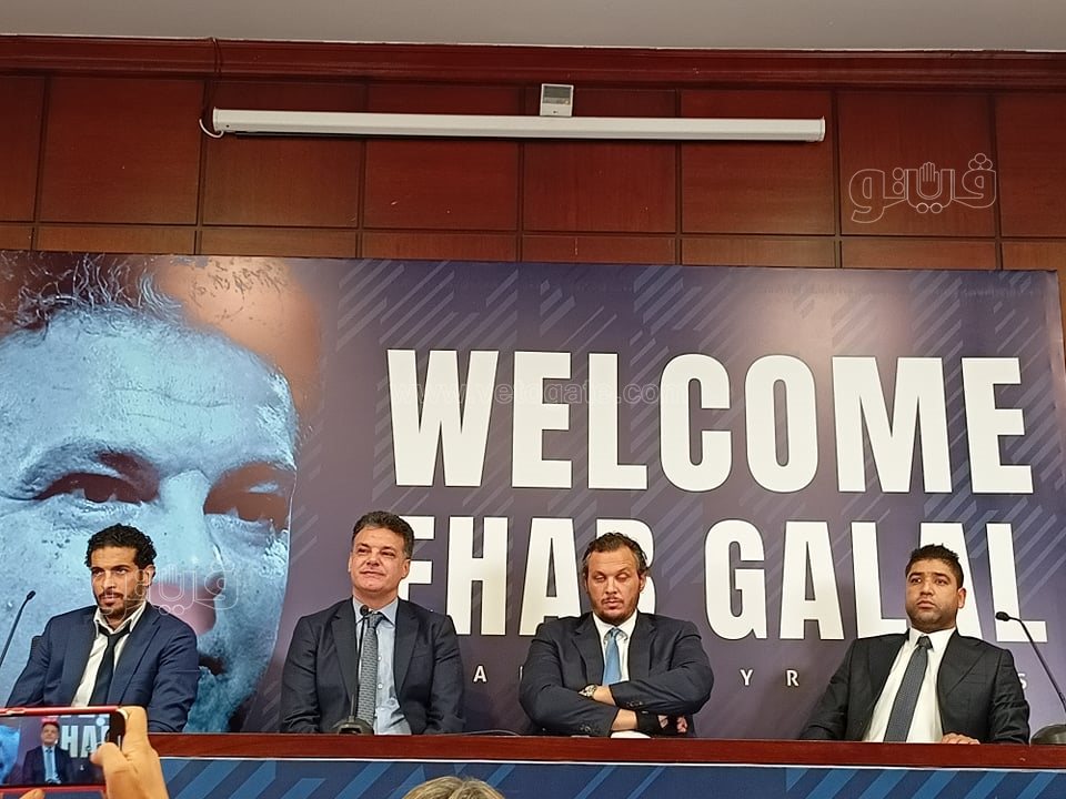 المؤتمر الصحفي  لتقديم إيهاب جلال المدير الفني الجديد لفريق بيراميدز (2)