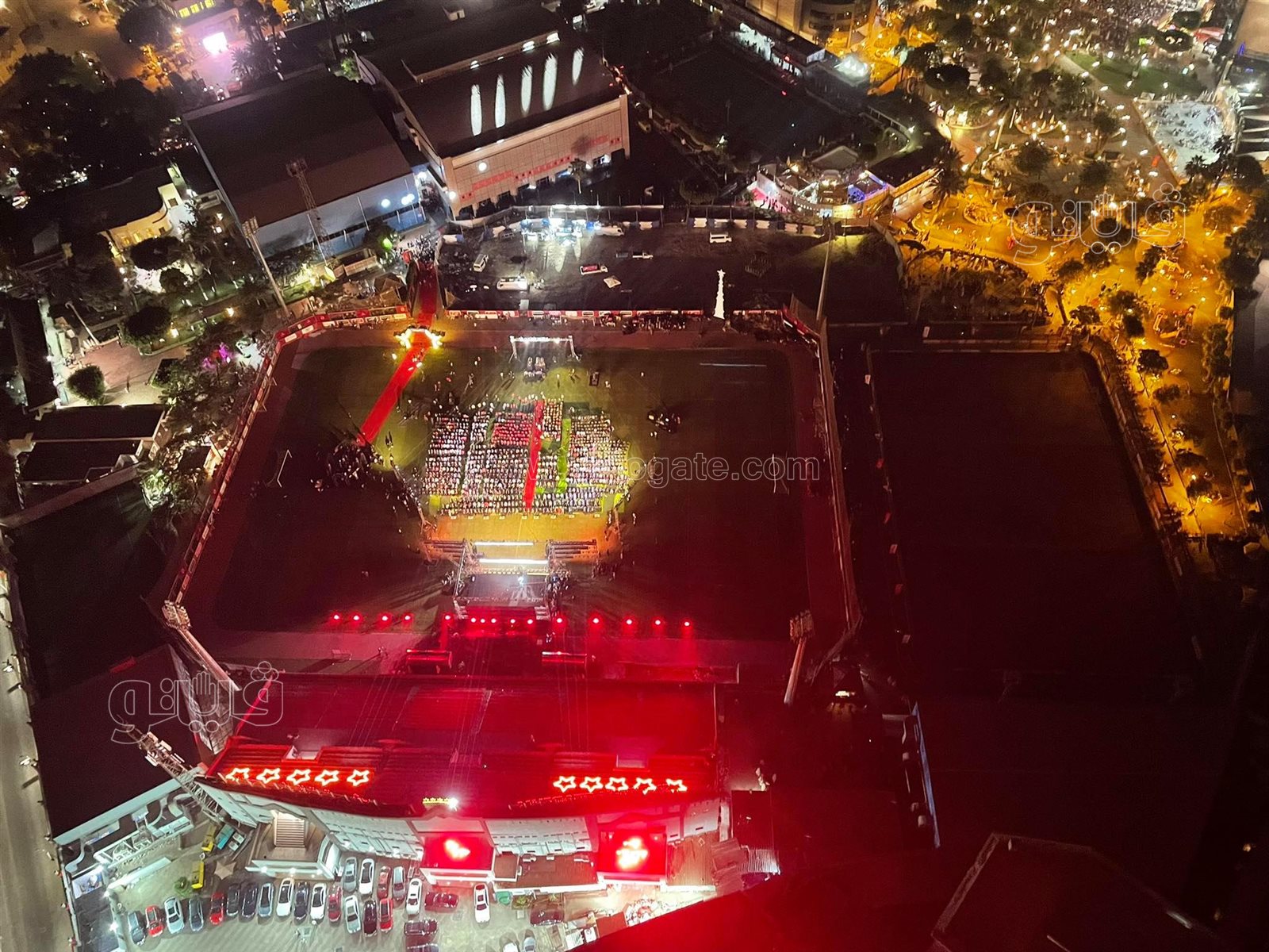 احتفالية النجمة العاشرة بملعب التتش