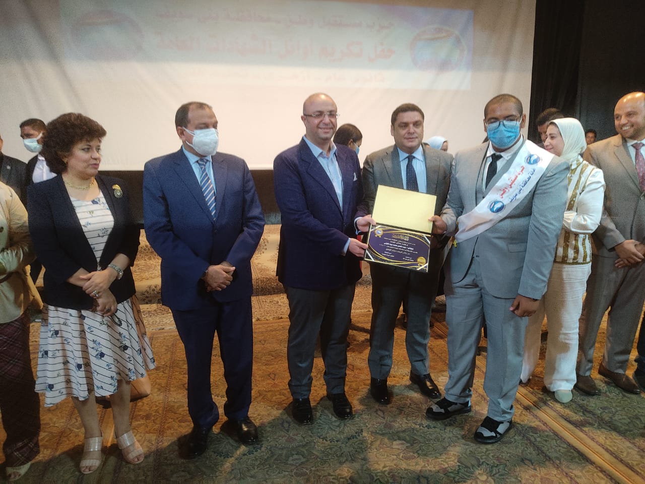 تكريم أوائل الثانوية العامة والأزهرية والدبلومات الفنية ببني سويف  (6)