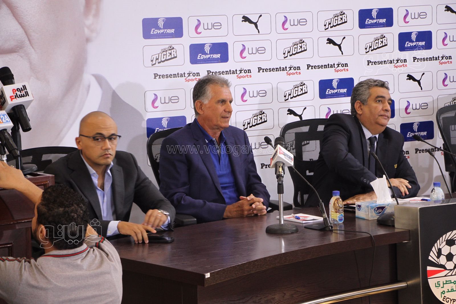 تقديم البرتغالي كارلوس كيروش المدير الفني الجديد لمنتخب مصر (21)