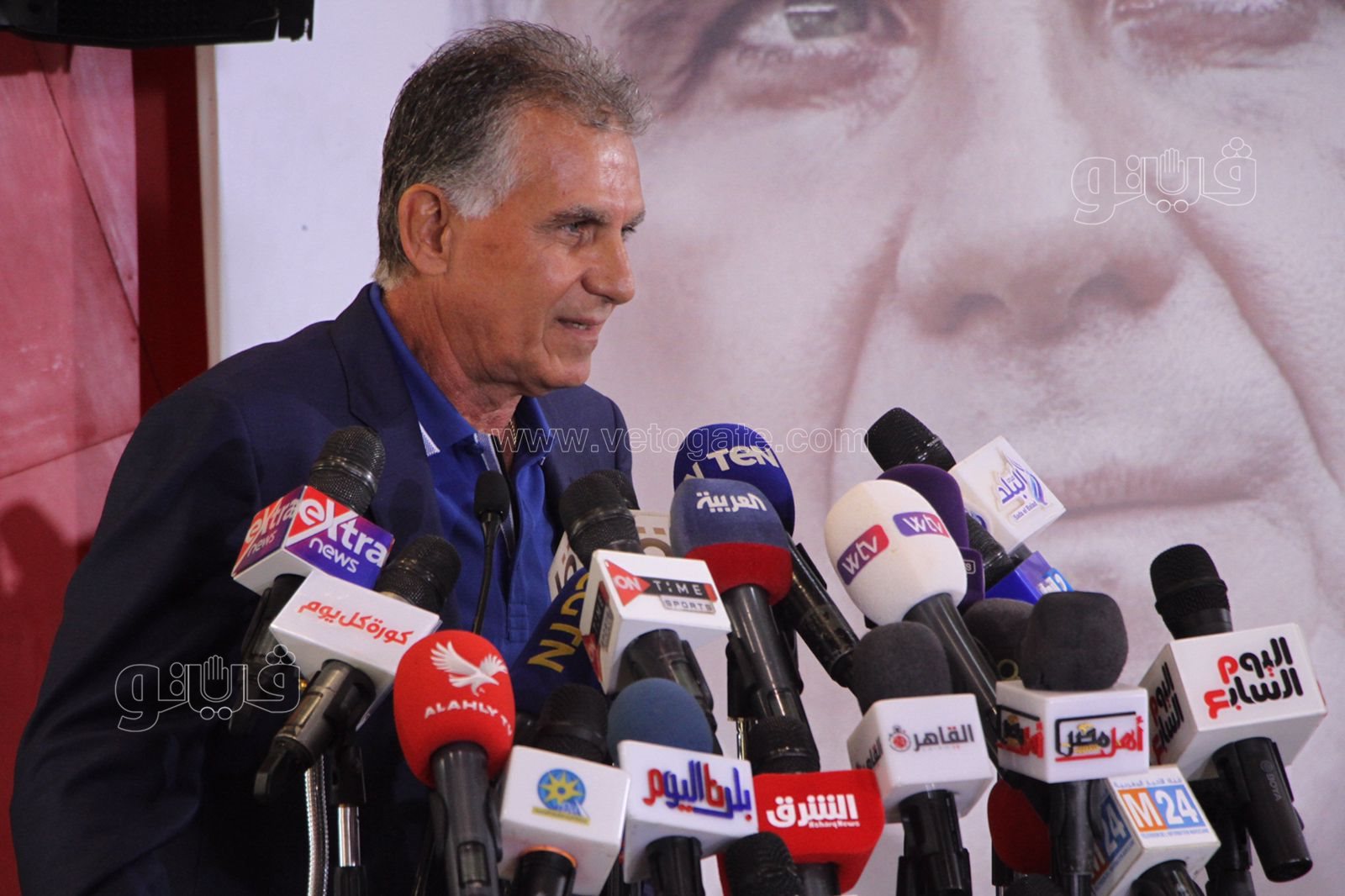 تقديم البرتغالي كارلوس كيروش المدير الفني الجديد لمنتخب مصر (28)