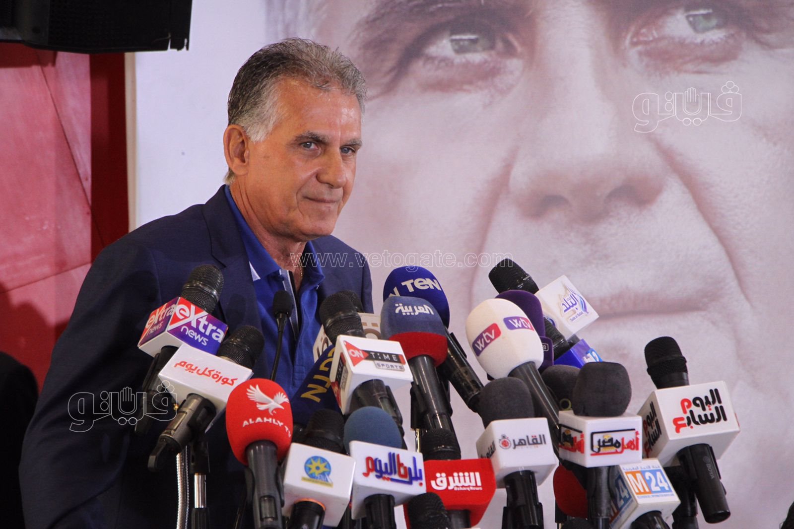 تقديم البرتغالي كارلوس كيروش المدير الفني الجديد لمنتخب مصر (31)