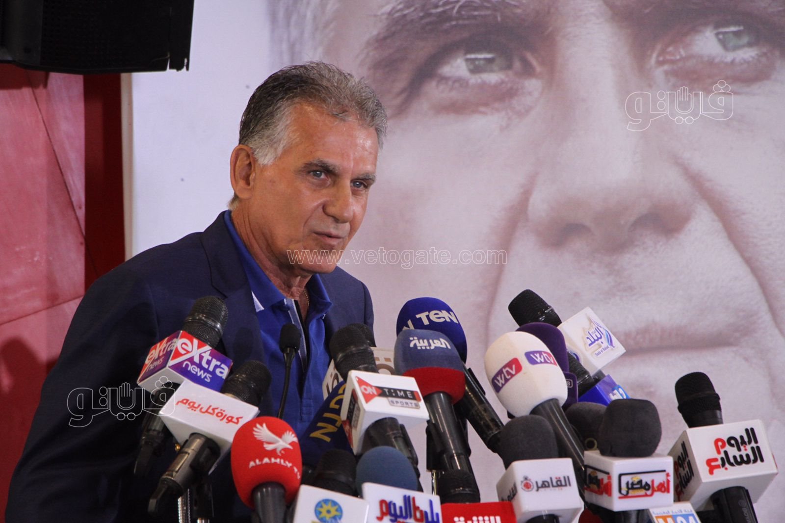تقديم البرتغالي كارلوس كيروش المدير الفني الجديد لمنتخب مصر (25)