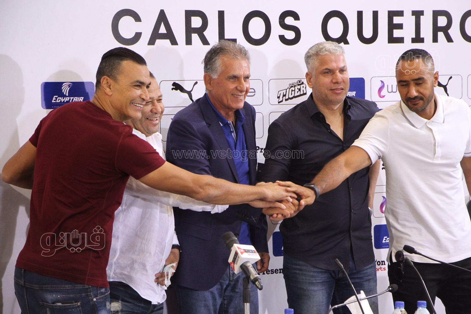 الصور الأولى لـ كارلوس كيروش مدرب المنتخب مع جهازه الفني (5)