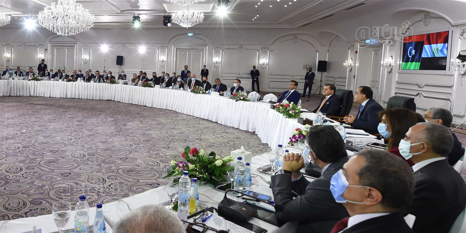 جلسة المباحثات المصرية الليبية المشتركة (15)