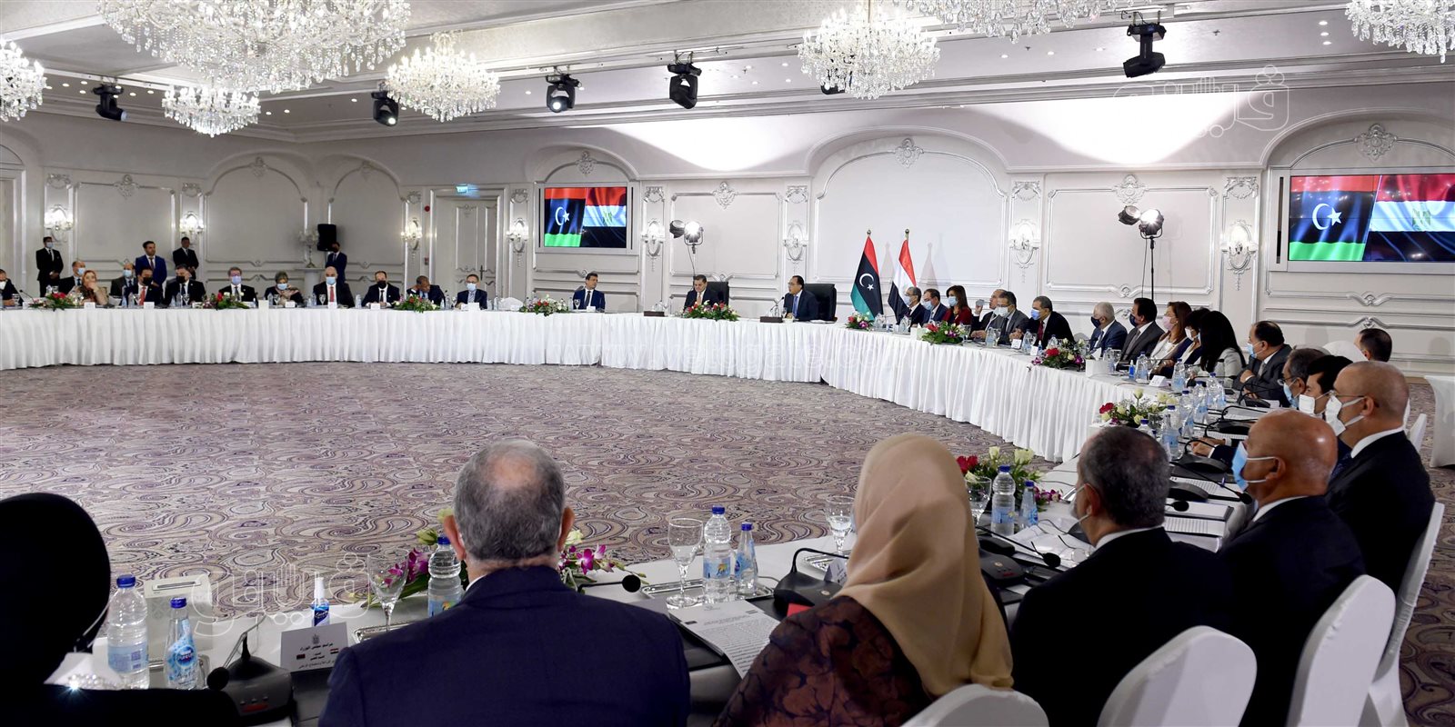 جلسة المباحثات المصرية الليبية المشتركة (13)