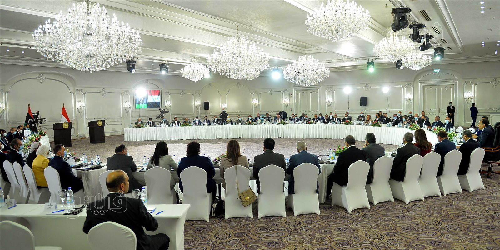 جلسة المباحثات المصرية الليبية المشتركة (3)