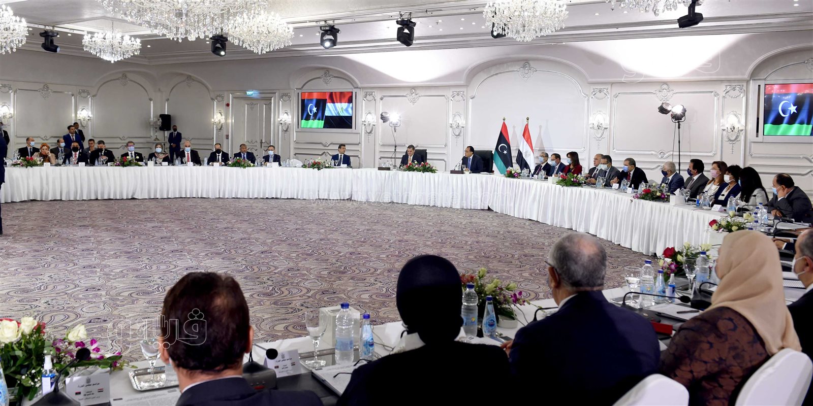 جلسة المباحثات المصرية الليبية المشتركة (12)