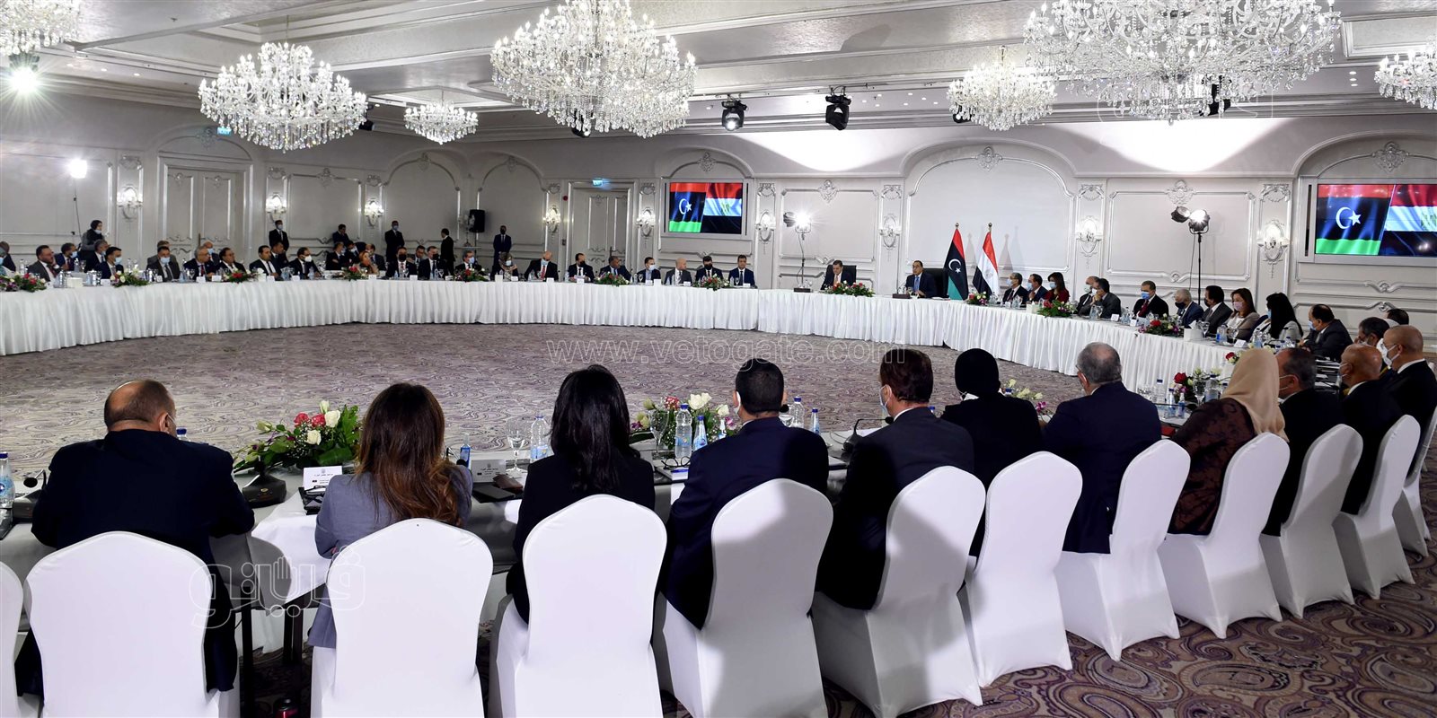 جلسة المباحثات المصرية الليبية المشتركة (18)