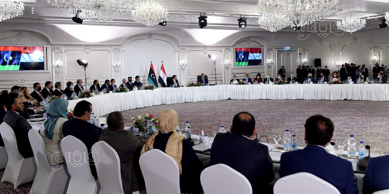 جلسة المباحثات المصرية الليبية المشتركة (20)