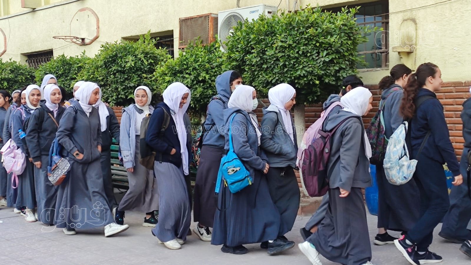 بدء الفصل الدراسي الثاني بجميع مدارس الجمهورية بتحية العلم وطابور الصباح (12)