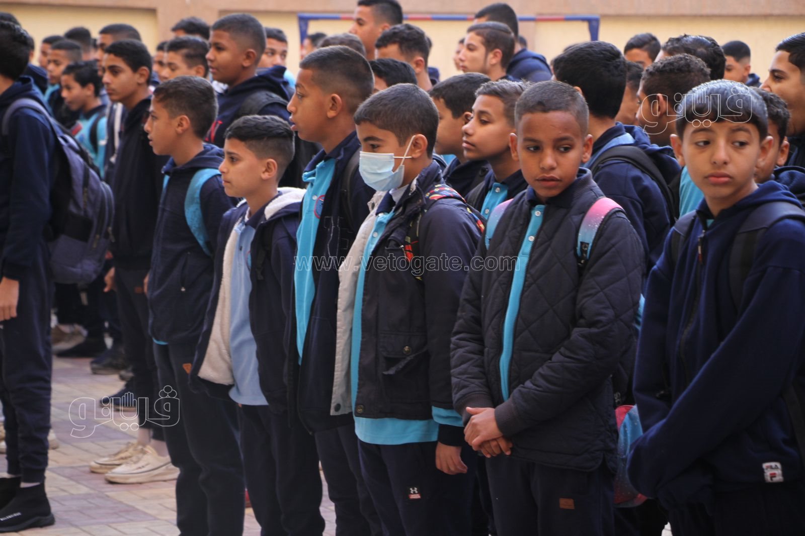 بدء توافد طلاب المدارس في أول أيام انتظام الدراسة بالجمهورية (12)