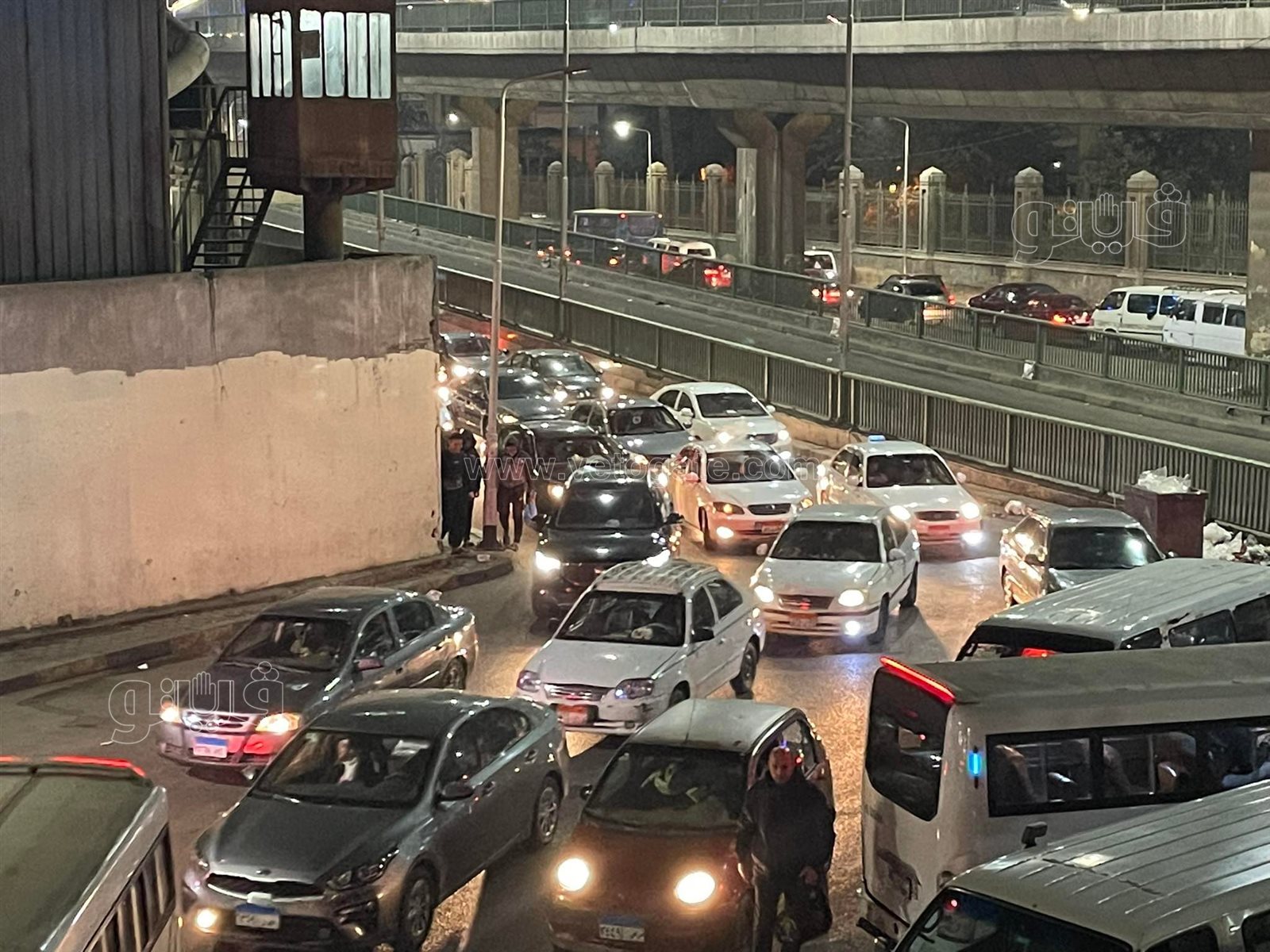 زحام مروري بمحيط ميدان الجيزة (1)