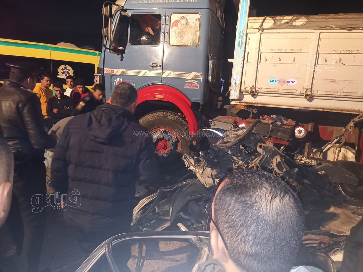 حادث تصادم سيارتين بالإسكندرية (9)