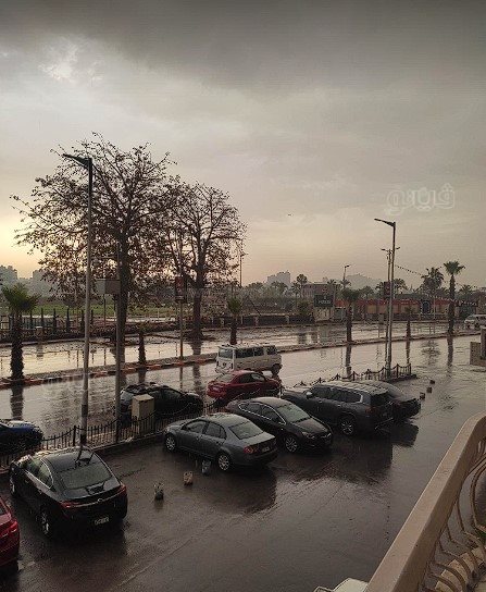 أمطار رعدية تضرب القاهرة والجيزة (2)