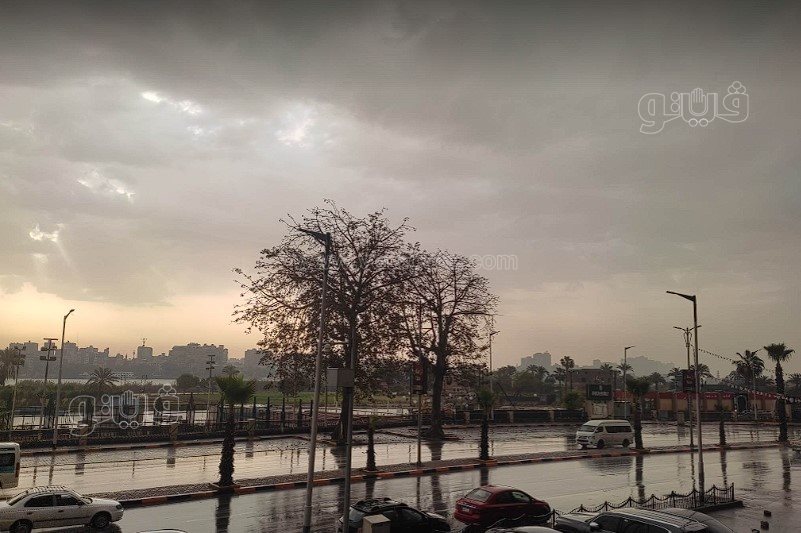 أمطار رعدية تضرب القاهرة والجيزة (5)