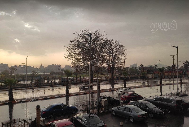 أمطار رعدية تضرب القاهرة والجيزة (7)