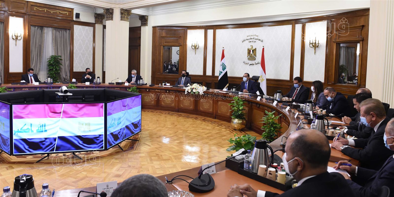 رئيس الوزراء يستقبل رئيس مجلس النواب العراقي (2)