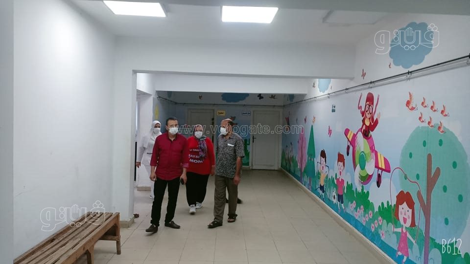 وكيل وزارة الصحة بمطروح يتفقد مستشفتي النساء والأطفال (3)