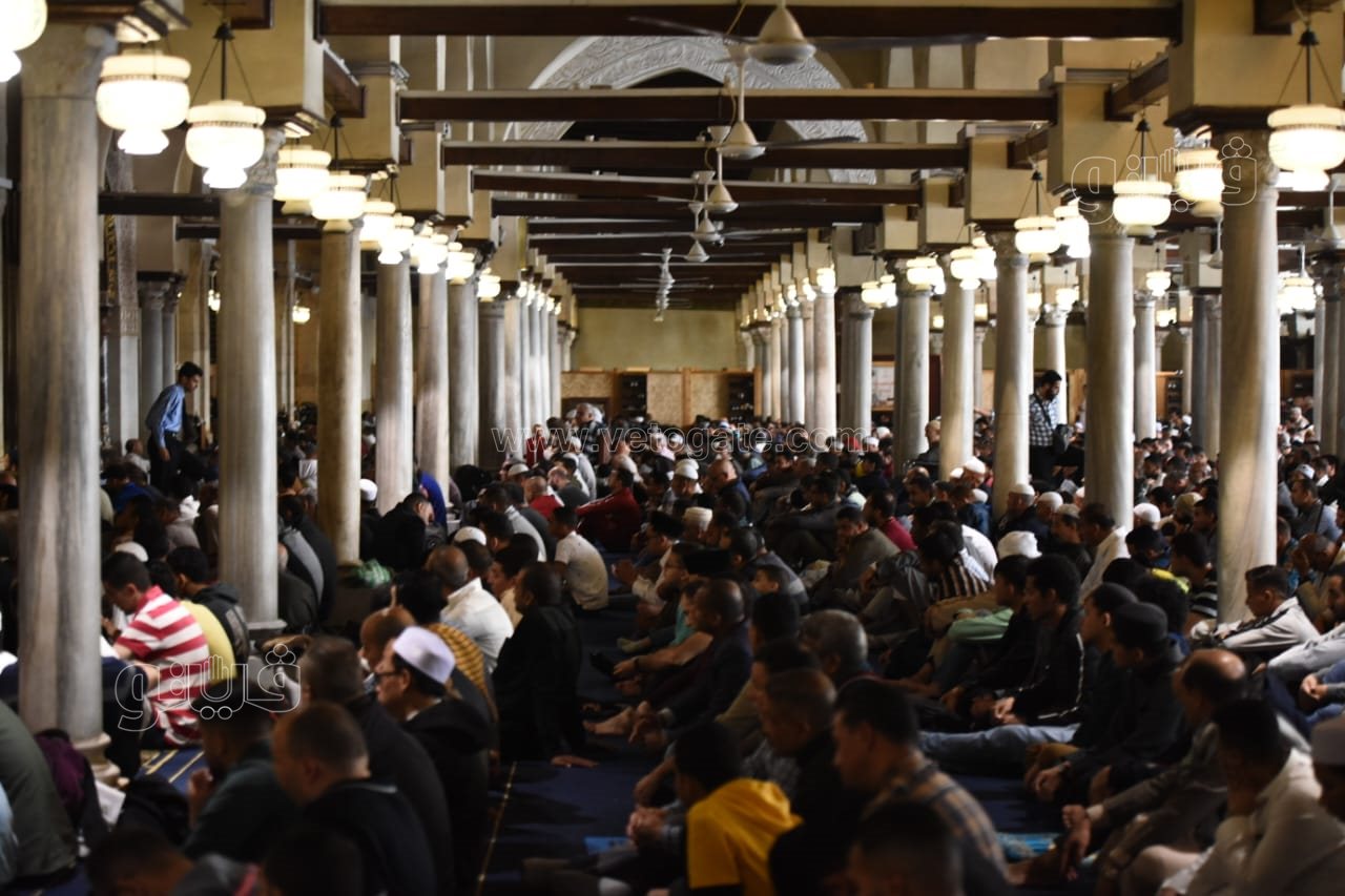 صلاة الجمعة اليتيمة في الجامع الأزهر (10)