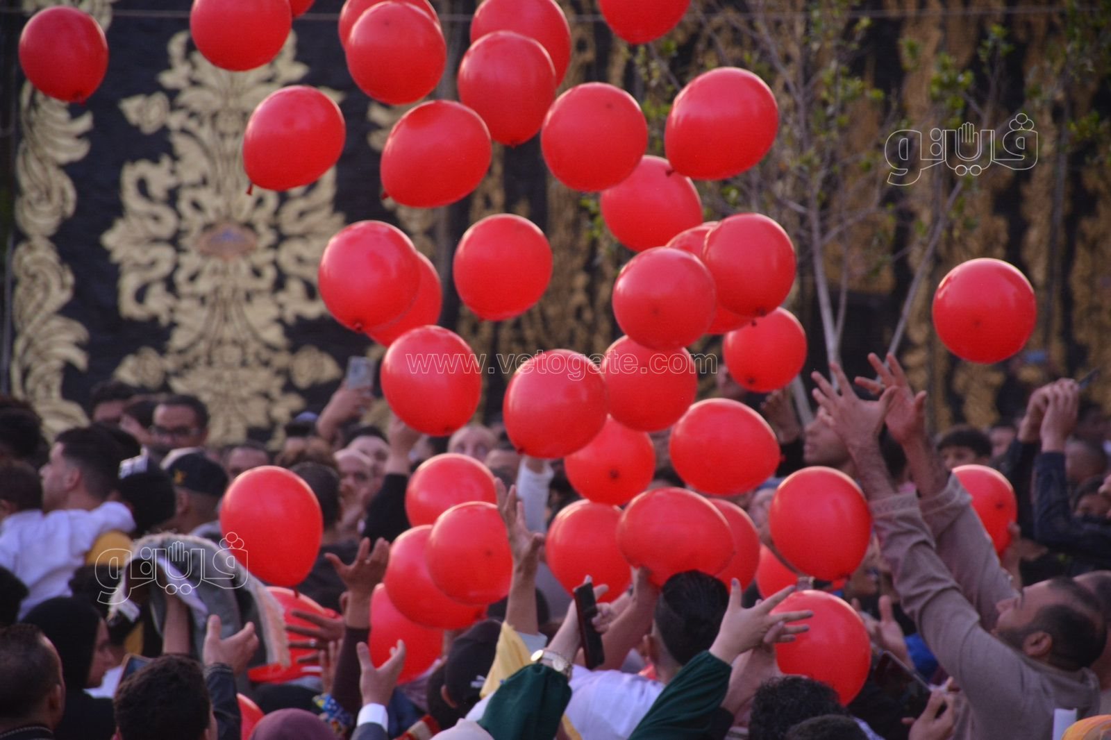 البالونات تزين سماء ساحة مصطفى محمود (8)