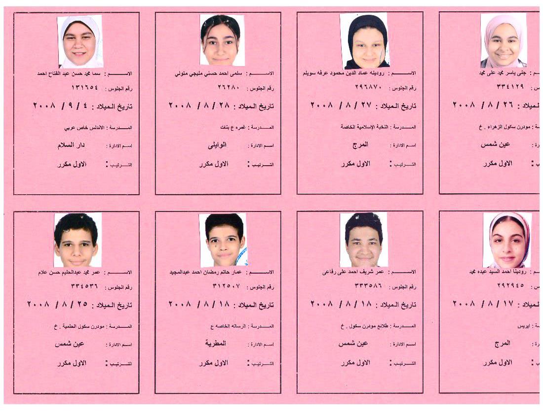 بالأسماء أوائل الشهادة الإعدادية 2023 بالقاهرة ،فيتو (15)