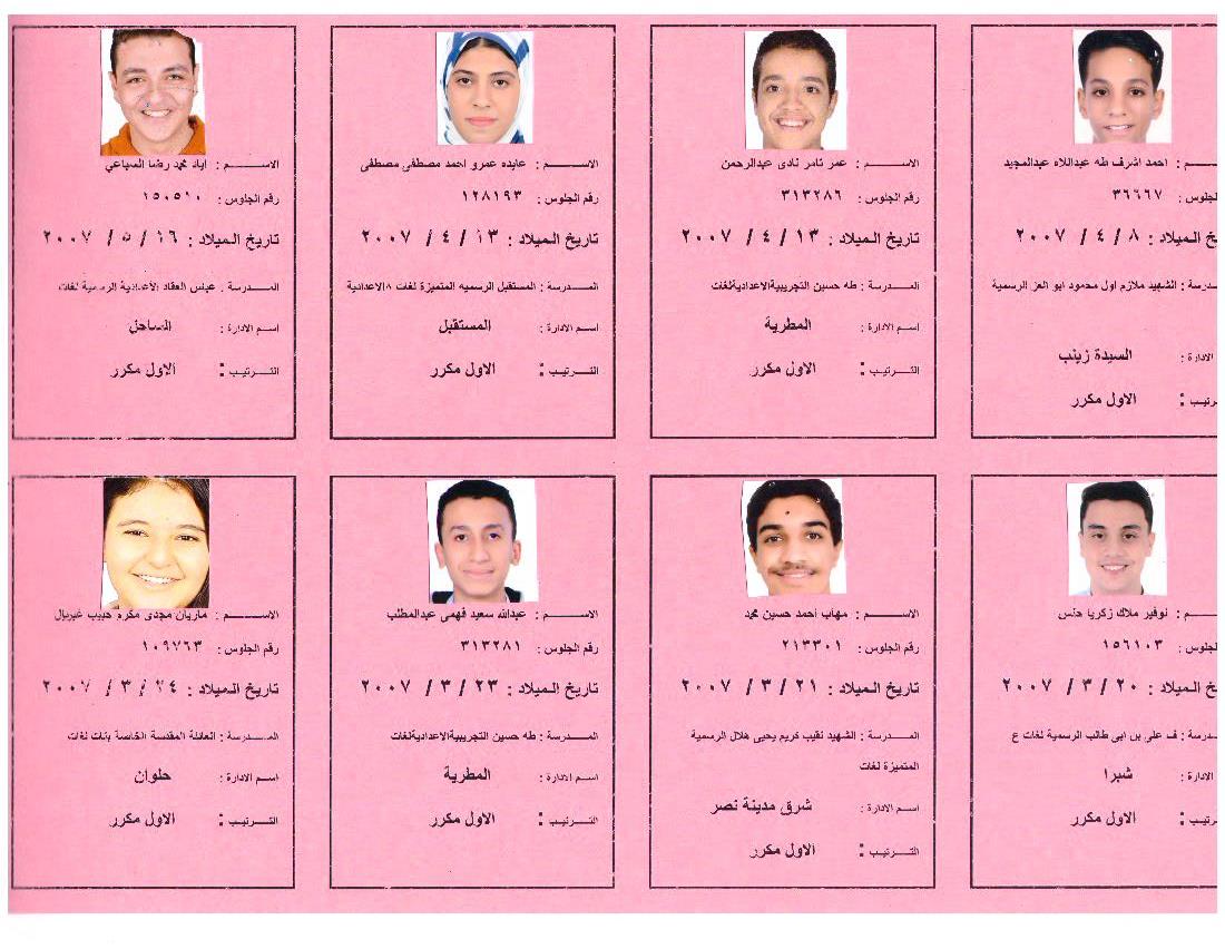 بالأسماء أوائل الشهادة الإعدادية 2023 بالقاهرة ،فيتو (33)