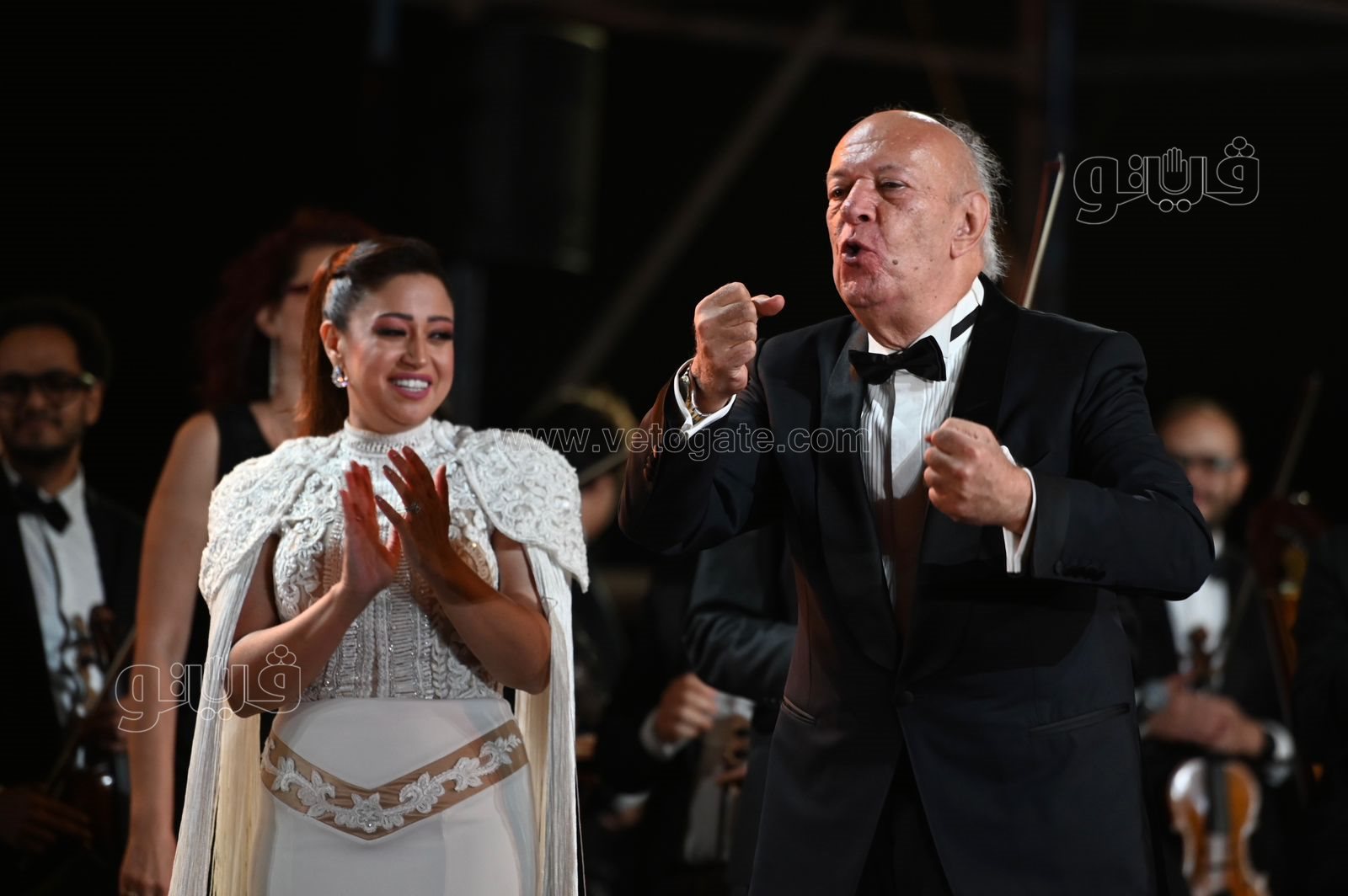 ريهام عبدالحكيم تتألق في حفل الصوت والضوء مع عمر خيرت (10)
