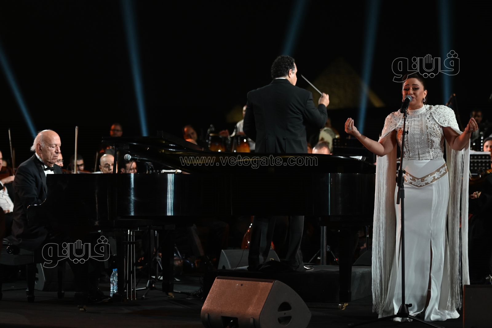 ريهام عبدالحكيم تتألق في حفل الصوت والضوء مع عمر خيرت (15)