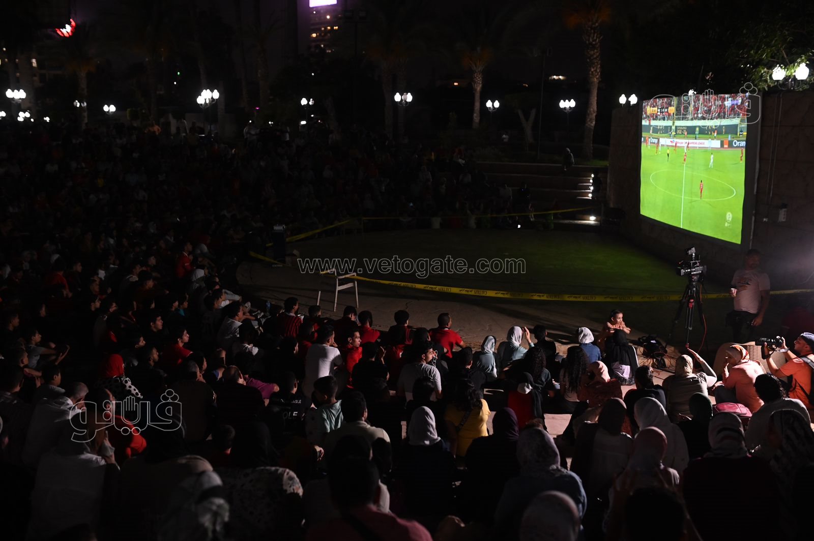 فرحة جنونية لجماهير الاهلي بهدف التعادل أمام الوداد (21)